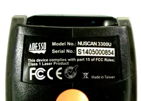 Nuscan3300u Adesso 3300u Nuscan Handheld Usb Barcode Scanner #2