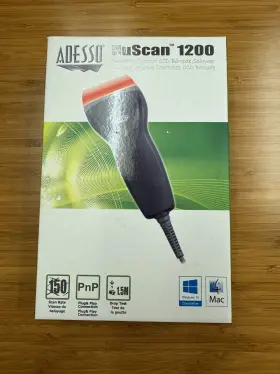 Adesso 783750005609 Nuscan 1200 Handheld Linear Image Barcode Scanner Usb