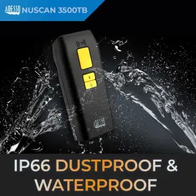 Nuscan3500tb Adesso Nuscan 3500tb Bt Mobile Waterproof Antimicrobial 2d Barcode Scanner #2