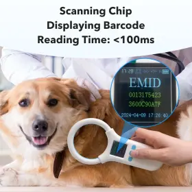 Iso11 Ahanin 797999235208 Microchip Scanner Rfid 134.2khz/125khz Animal Chip Id Reader Emid Fdx-b #3