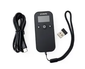 2877l-bt Alacrity Wireless Bluetooth Mini Laser Barcode Scanner Usb-c Portable With Lcd