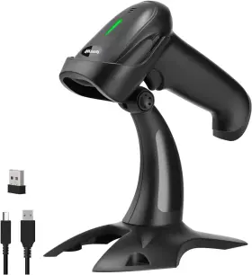 Alacrity 719986640031 2d Bluetooth Barcode Scanner 1d Hands-free Automatic Scanning