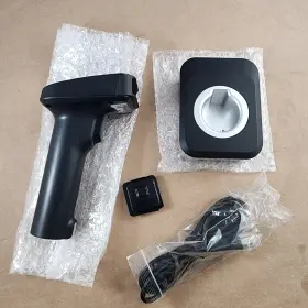 Mj-1904 Alacrity 2d Qr Wireless Barcode Scanner With Charging Base And Battery Level Ind