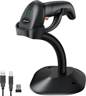 Na-4590cb-a Alacrity Bluetooth Wireless Barcode Scanner With Stand