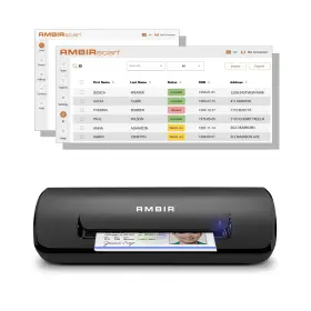 Ds687-id Ambir Ds687 Id Scanner With Software - Automatic Data Extraction For Age Verfication