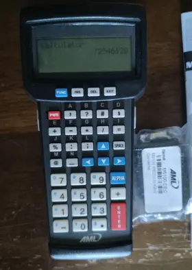 M5000 Aml 5000 Portable Data Terminal 2 Different Scanners Instructions