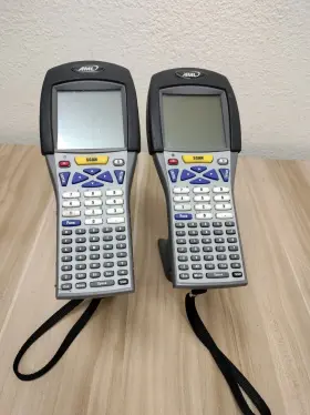 M7100 Aml Lot Of 2 Portable Data Terminal With Batteries Read Desc