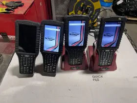 M7800-1100 Aml Scepter Barcode-scanning Mobile Computer Lot Of 2 With Chargers