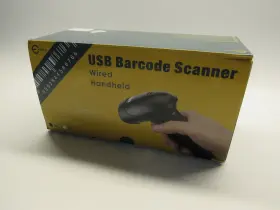 Ax 044276883554 Usb 2.0 Laser Barcode Scanner Handheld Bar Code For Pos Inventory Computer