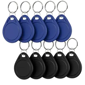 Bqus-t5577ysk-5b5b Babiqt 10pcs T5577 Rfid Keyfobs 125khz Writable Key Fob Proximity Id Card Toke