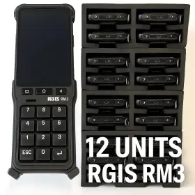 Vf550anlgkbt396 Bluebird Lot Of 12 Rgis Rm3 Handheld Inventory Scanners Vf550 Platform