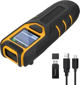 Bcst-49-bk Branded01 Barcode Scanner Wireless Portable Bluetooth With Screen 1d Code