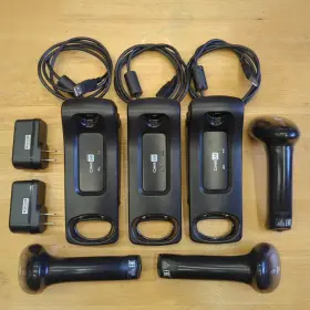1560p Cipherlab Lot Of 3 Wireless Bluetooth Barcode Scanners - Free Shipping