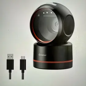 T27h Clabel Omnidirectional Auto-sensing Desktop Usb Barcode Scannner 1d 2d Qr