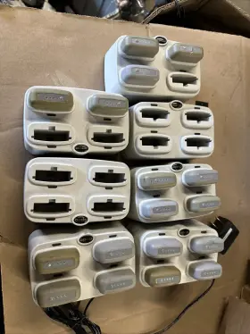 Cra-a106 Code 6x Quad-bay B5 Battery Charge Station With 17 Batteries #2