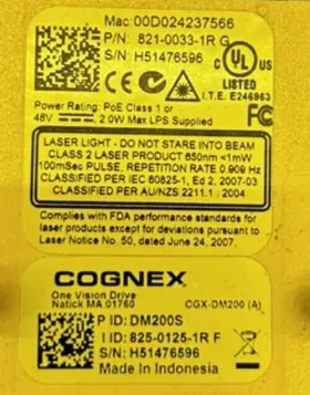 825-0125-1r Cognex Dataman Dm200s Barcode Reader With Fujinon 50mm Lens #2
