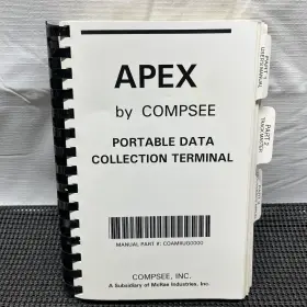 Coamiiug0000 Compsee Apex By Compare Portable Data Collection Terminal Manual Guide