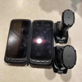 Teva-063 Controlant Lot Of 2 Android Hc720 Handheld Touchscreen Barcode Rfid Scanner Untested