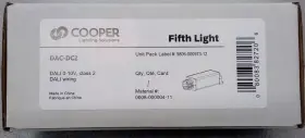 Cooper 080083827206 Fifth Light Digital To Analog Converter Flt-dac-dali-dc2 Class 2