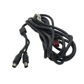 90a052092 Datalogic Zebra Barcode Scanner Serial Cable Usb Power Cab-413 For Pos