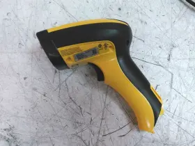 Pm9100 Datalogic 910rb Defective Powerscan Barcode Scanner And Base As-is #3