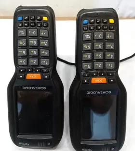 945250003 Datalogic Lot Of 2 Falcon X3 Handheld Scanner With Dock As Pictures #2