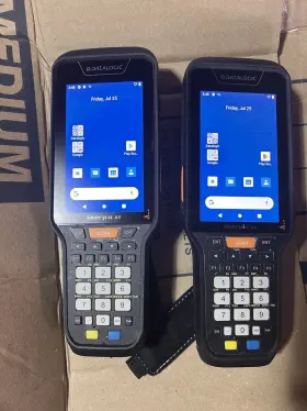 949500019 Datalogic Lot Of 2 Skorpio X5 Handheld Mobile Computer Barcode Scanner