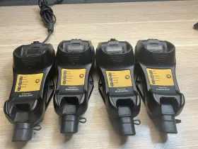 Jua876 Datalogic Bc9130 Barcode Scanner Cradle/charger Powerscan /lot Of 4/jua876