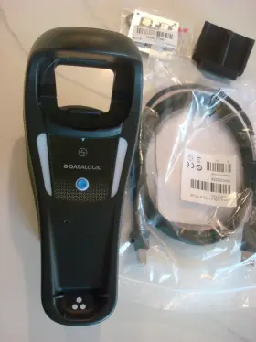 Gbt4500-bk-btk1 Datalogic 2d Black Wireless Barcode Scanner Usb Kit With Base #2