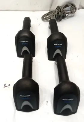 Gd4130-bk Datalogic Lot Of 4 Gryphon Wired Handheld Barcode Scanner As Pictures