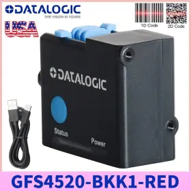 Gfs4520-bkk1-red Datalogic Gfs4500 Gryphon Fixed Usb 1d 2d Barcode Scanner With Cable Usa