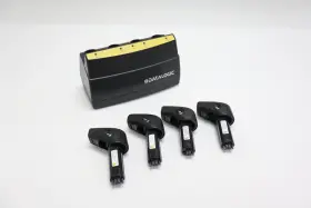 Mc-8000 Datalogic 4-slot Quad Battery Charger With 4 Batteries And Power Adapter