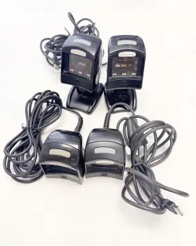 Mg110041-001-414 Datalogic Lot Of 4 Magellan 1100i Barcode Scanners 1d/2d Usb Black