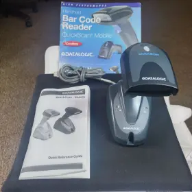Qm2130-bk-910 Datalogic Qm2130 Bk 910 K1 Quickscan Mobile Handheld Wireless Scanner Tested