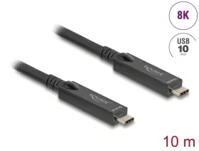 84257 Delock Active Optical Usb-c 8k Video Data Pd Cable 10 M
