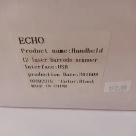 09092016 Echo Handheld Id Laser Barcode Scanner