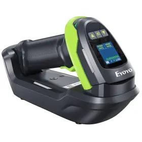 Eyoyo 973692181286 Wireless 1d 2d Qr Bluetooth Barcode Scanner Wall-mount Locking Charging Cradle