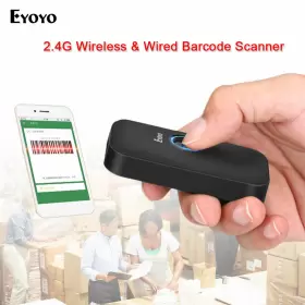 Ey-009 Eyoyo Wireless Bluetooth 1d Screen Scanning Scanner Usb Barcode Reader For Phone