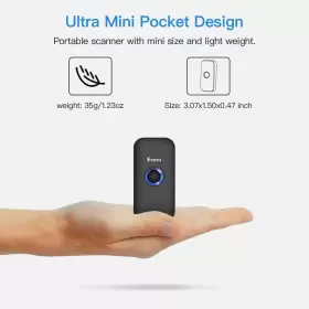 Ey-009l Eyoyo 10x Mini High Density Bluetooth Barcode Scanner For Windows Android Used #3