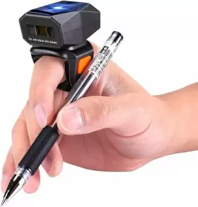 Ey-016l Eyoyo Wireless Finger Ring Barcode Scanner Bluetooth Reader For Android Ios Book