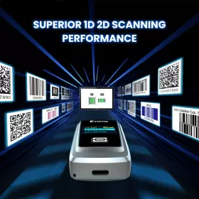 Ey-028 Eyoyo Wireless Bluetooth Mini 2d Barcode Scanner With Lcd Display Qr Code #2