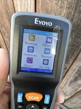 Pdt6000 Eyoyo Wireless Barcode Scanner Inventory Counter 2.2 Inch Tft Color Lcd Screen #2