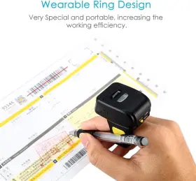 R30l Eyoyo 1d Wireless Ring Barcode Scanner Bluetooth Wearable Mini Finger Reader #3