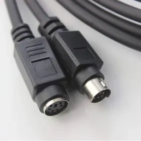 Ezonpinzv 743447022982 Ps/2 Kbw Keyboard Wedge Barcode Scanner Cable Compatible With Metrologic Ms71