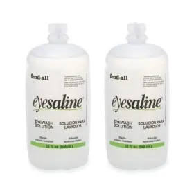 Fendall 320004550000 Eyesaline Eyewash Saline Solution Bottle Refill 32 Oz 2 Pack