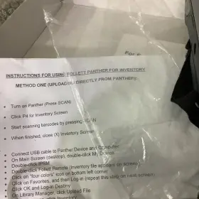 30307-002838e Follett Panther Dolphin 7600 Adaptus 5.0 Handheld Barcode Scanner Tested Working #3