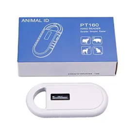 Pt160 Geenfc 716253773140 Pet Microchip Scanner Fdx-b And Id64 Chip 123 60 16 Mm White