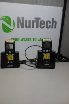 90011020 Hand Held Products Lot Of 2 Dolphin Laser Scanner Cradle Ac Adapter For Parts