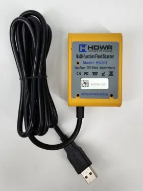 Hd201 Hdwr Multi-function Stationary Barcode Scanner Heavy Duty Metal Casting