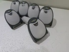 30204-0129s Hhp Lot Of 6 Hand Held Products Wired Barcode Scanners #2